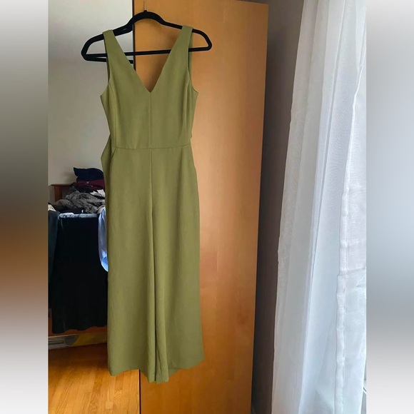 Wilfred Olive Green Jumpsuit Romper - Size 0 - Picture 1 of 2